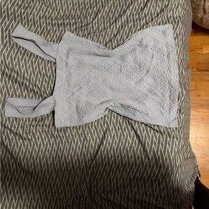 Daytrip Textured Gray Sleeveless Top